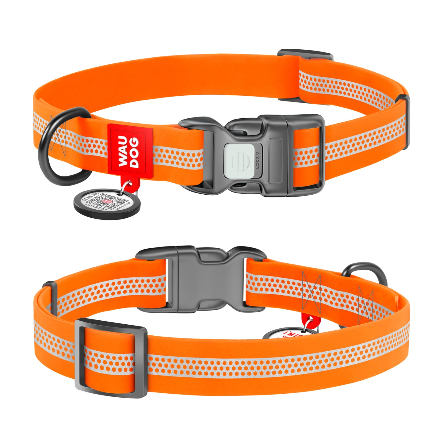 Waudog Reflective Waterproof Collar