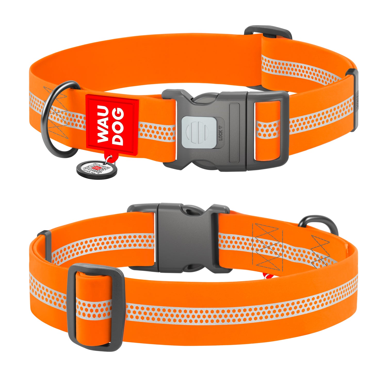 Waudog Reflective Waterproof Collar