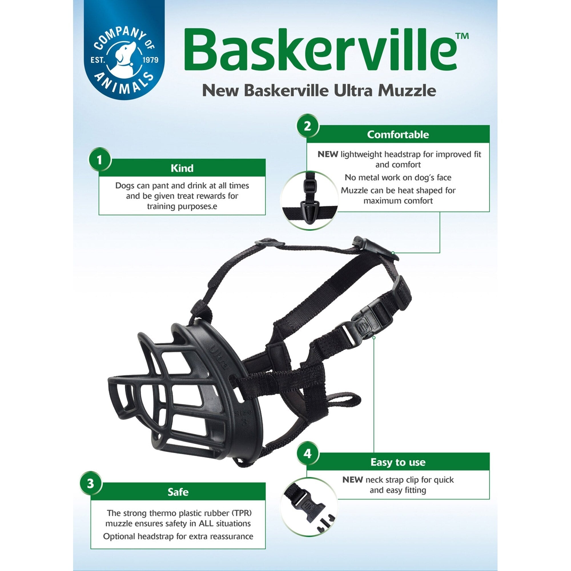 Baskerville rubber ultra sales muzzle