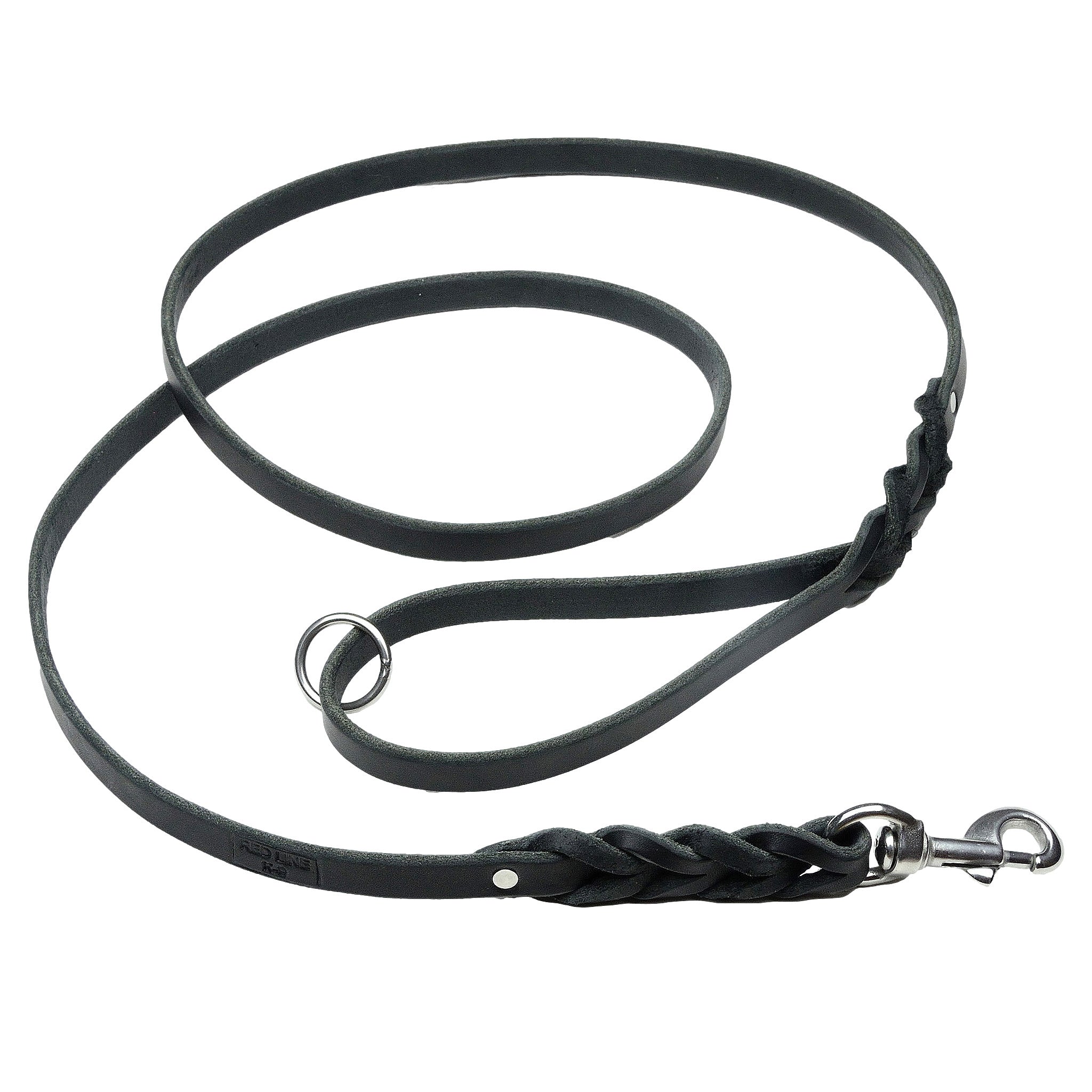 Amish braided clearance leather dog leash